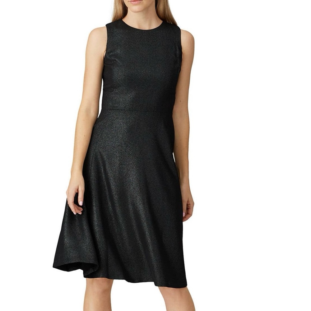 Lauren Ralph Lauren Black Metallic Charley Dress size 12. Like new. Sleeveless